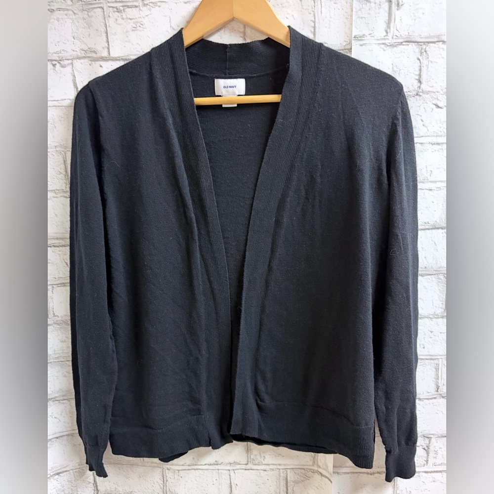 Old Navy Black Knit Cardigan